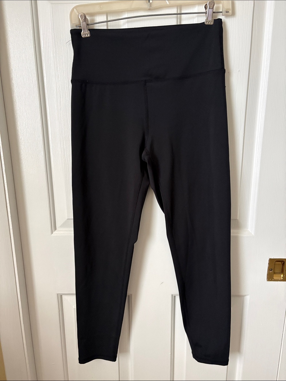 MARIKA Black Workout Leggings with Branded high Waistband.